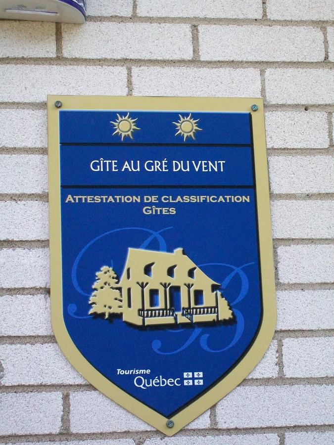 Gite Au Gre Du Vent Québec Eksteriør billede